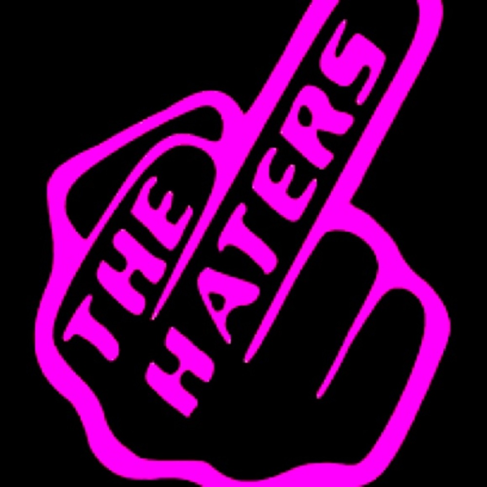 F the Haters Decal